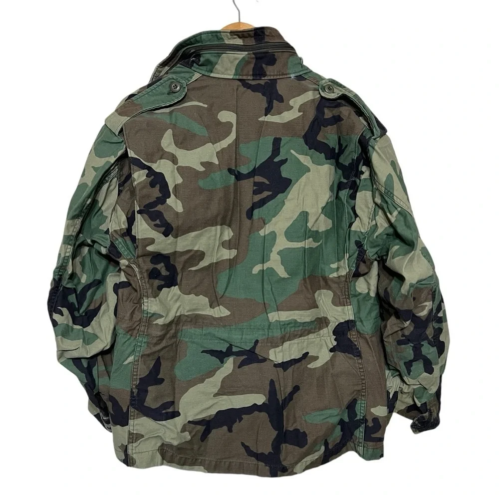US Army Camo Jacket Men Size Medium X Short